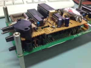 HC11 Altitude and Airspeed Datalogger board close-up